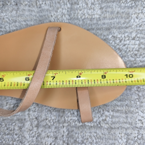 NEW Carly Jean Los Angeles Women's Rhodes Sandals Size 8 Leather Made In Greece - Picture 6 of 8